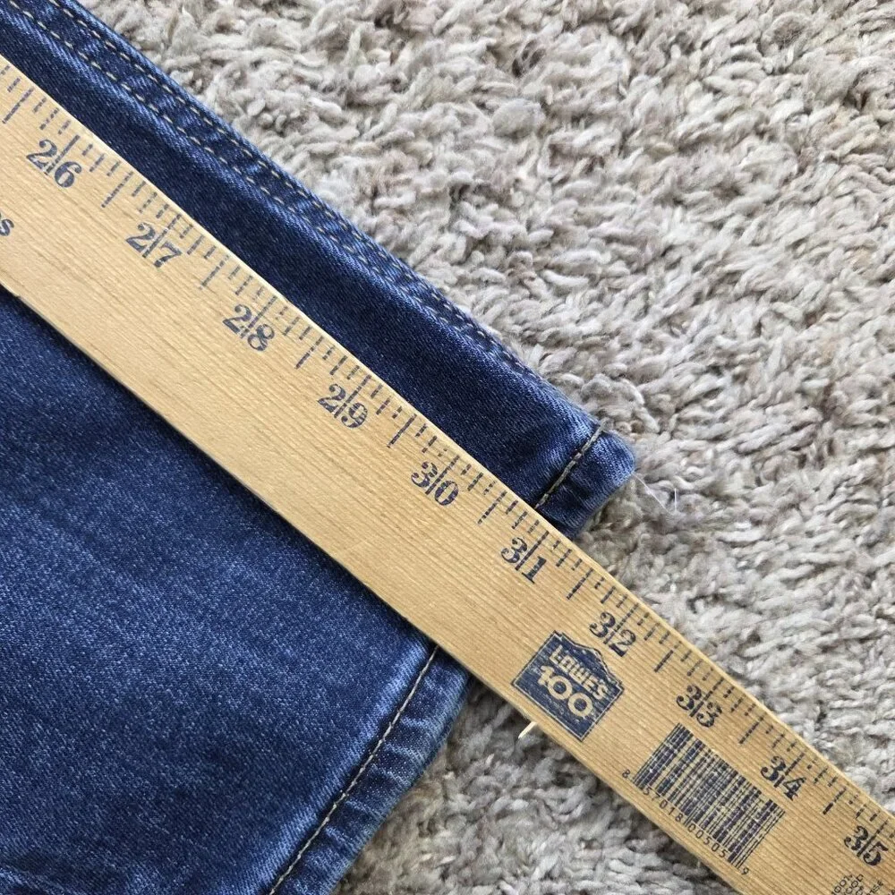 Banana Republic Jeans Mens 33x32 Blue Slim Fit Denim Stretch Mark*